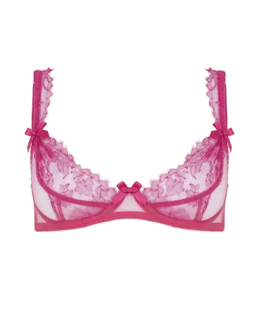 Willa Demi Cup Bra Hot Pink | Agent Provocateur