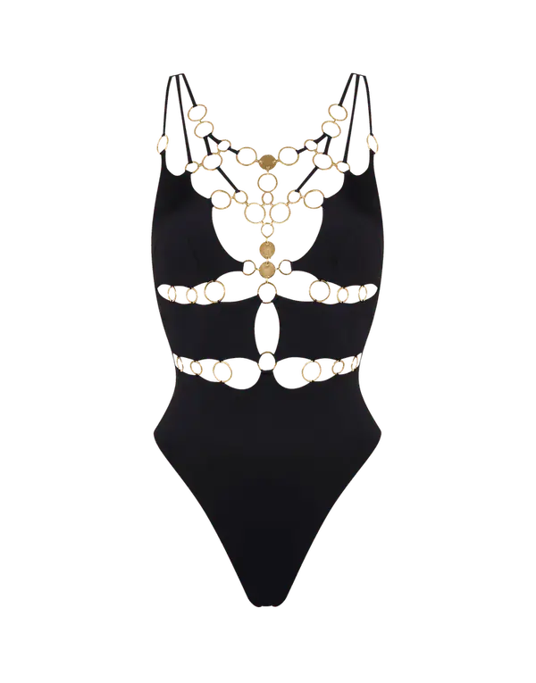 Davine Swimsuit Black | Agent Provocateur