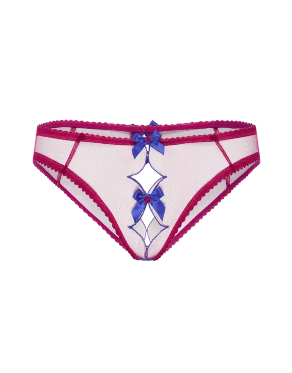 Lorna Ouvert Dark Pink/Cobalt | Agent Provocateur