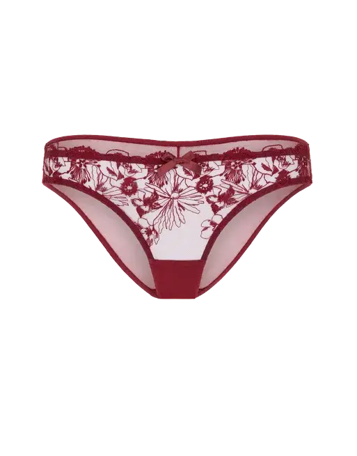 Jayce Full Brief Burgundy | Agent Provocateur