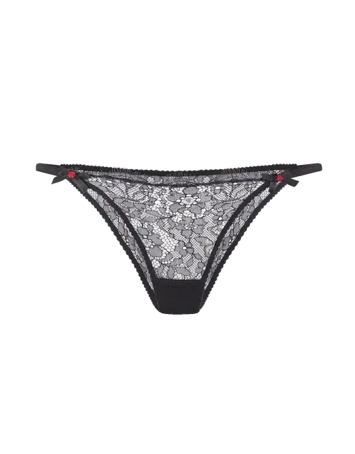 Lorna Lace Full Brief Black | Agent Provocateur