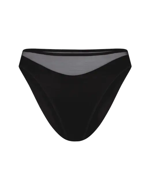 Lucky High Leg Brief Black | Agent Provocateur