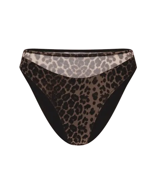 Lucky High Leg Brief Leopard | Agent Provocateur