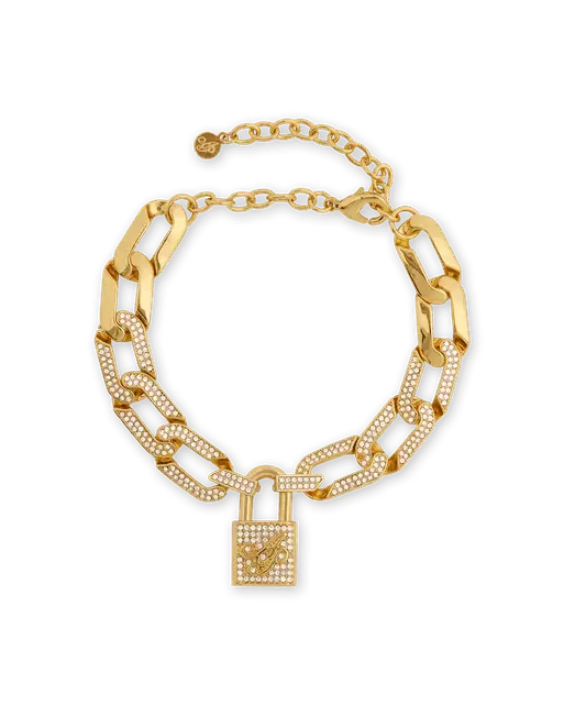 Meriem Anklet Gold/Crystal | Agent Provocateur