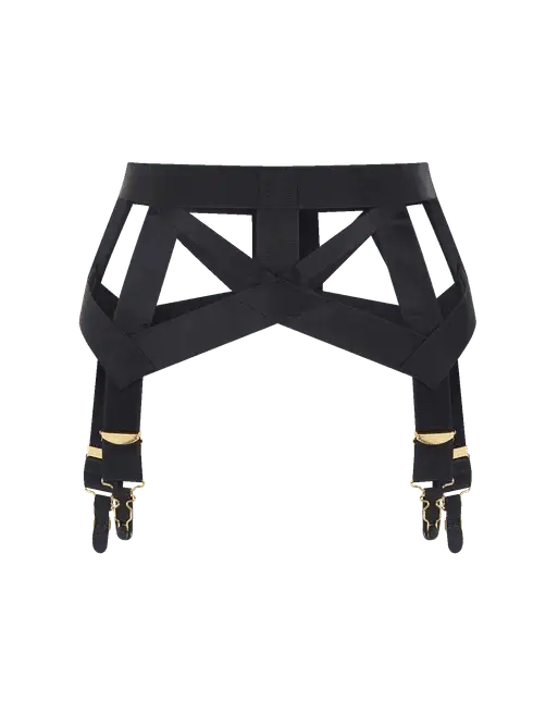 Whitney Suspender Black | Agent Provocateur