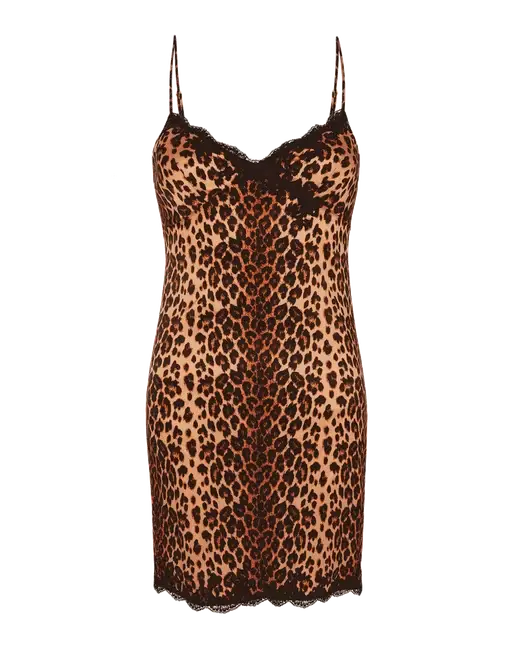 Molly Short Slip Leopard | Agent Provocateur