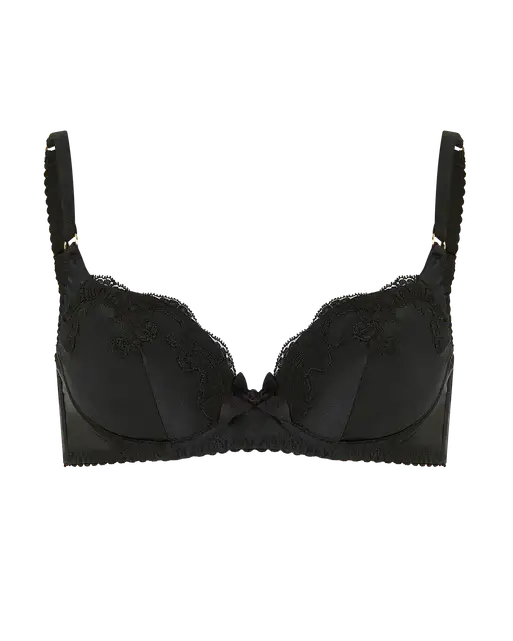 Molly Plunge Underwired Bra Black | Agent Provocateur
