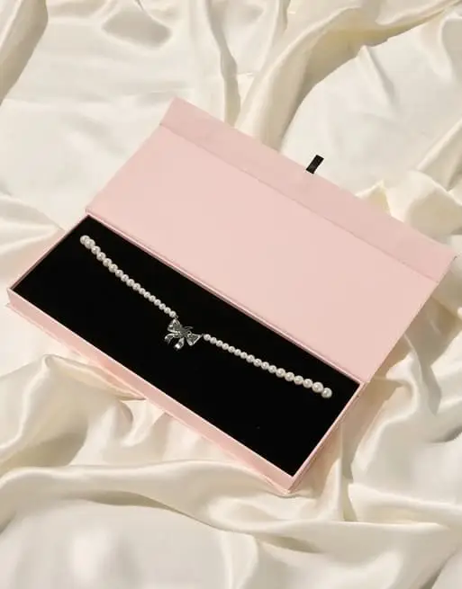 Beki Necklace Silver/Pearl | Agent Provocateur