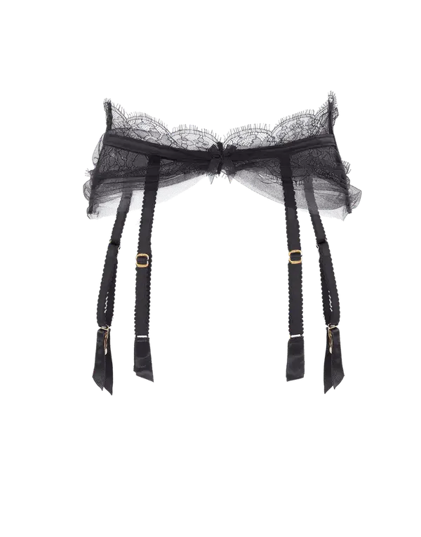 Halley Suspender Black | Agent Provocateur
