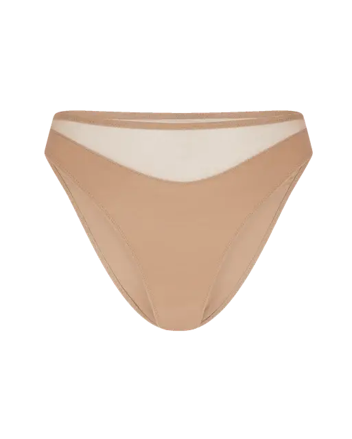 Lucky High Leg Brief Noisette | Agent Provocateur