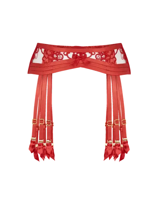 Dioni Suspender Red | Agent Provocateur