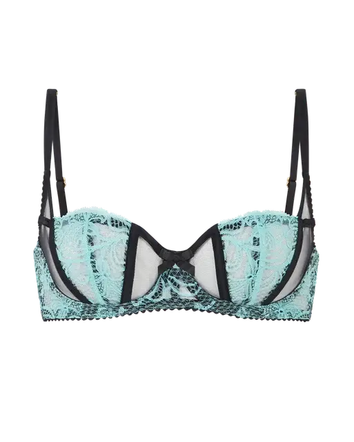 Rozlyn Balconette Underwired Bra  Mint | Agent Provocateur