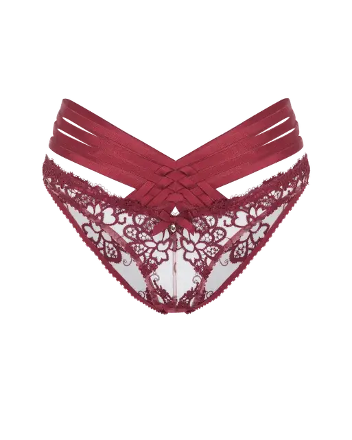 Dioni Full Brief Burgundy | Agent Provocateur