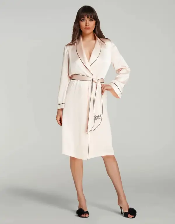 Classic PJ Dressing Gown Pink | Agent Provocateur