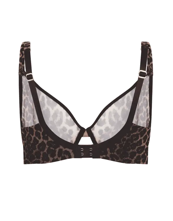 Lucky Full Cup Underwired Bra Leopard | Agent Provocateur