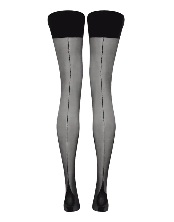 Amber Stockings Black | Agent Provocateur