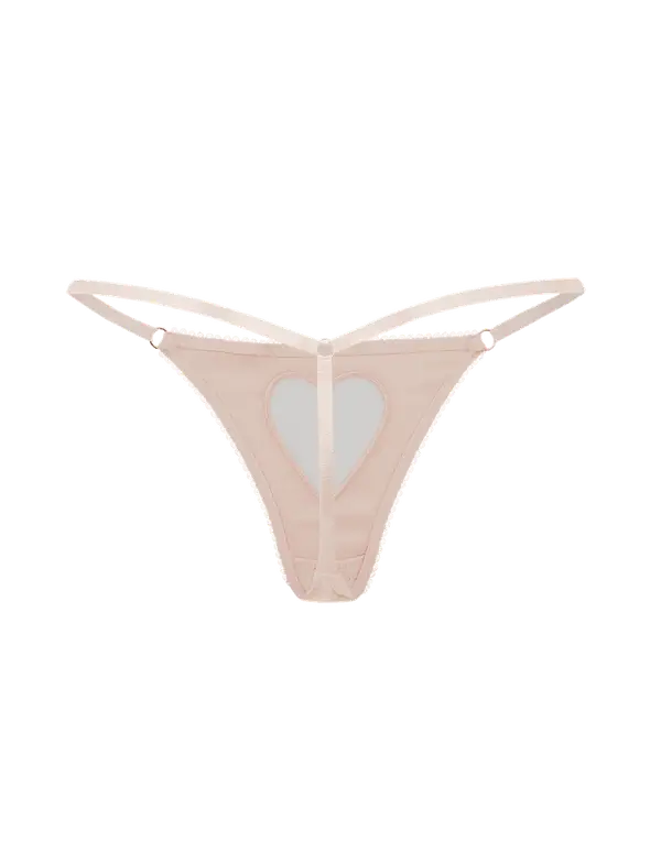 ETTIE SILK THONG Pink | Agent Provocateur