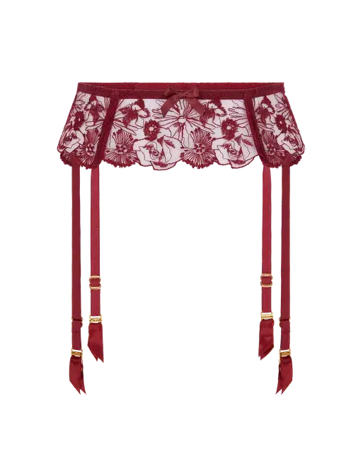 Jayce Suspender Burgundy | Agent Provocateur