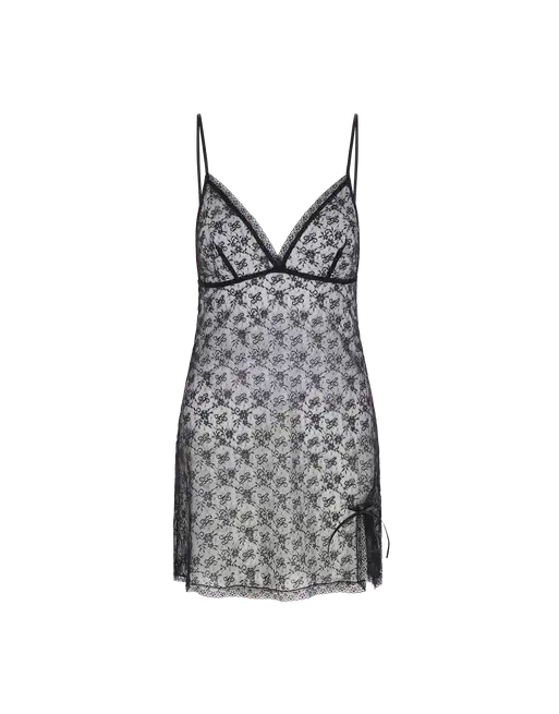 Malorey Short Slip Dress Black | Agent Provocateur