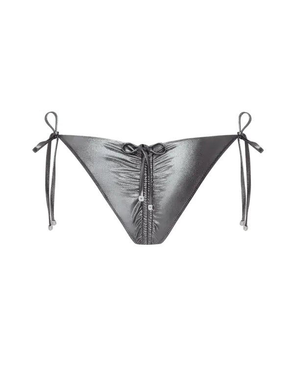 Maiya Bikini Bottoms  Black/Silver | Agent Provocateur