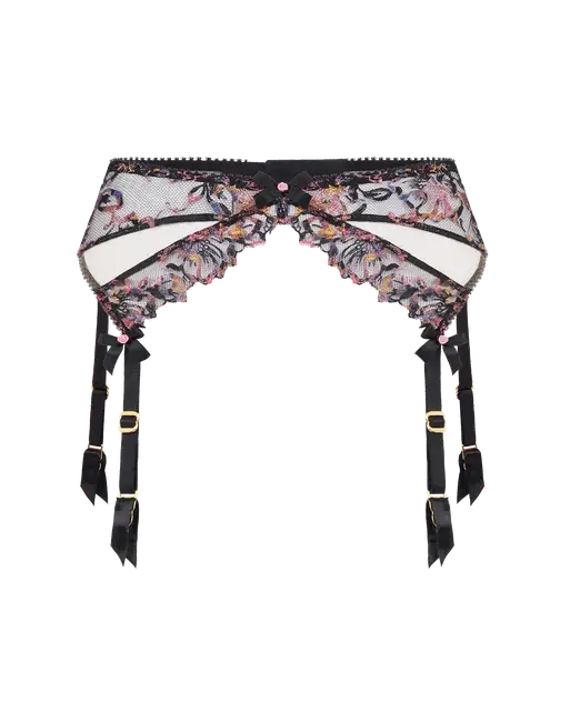 Leisha Suspender Black Multicolour | Agent Provocateur