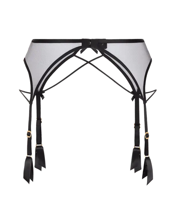 Zella Suspender Black | Agent Provocateur