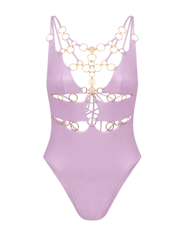 Davine Swimsuit Lilac | Agent Provocateur
