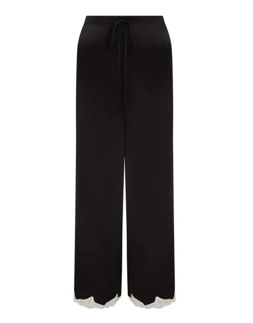 Nelle Pj Trousers Black/Ivory | Agent Provocateur