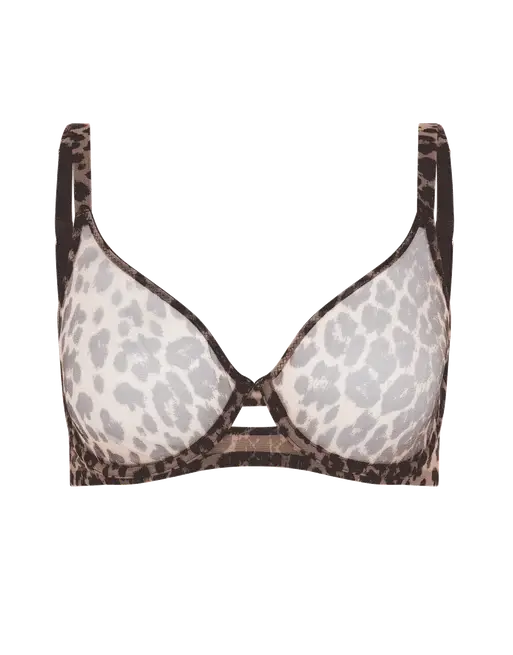 Lucky Full Cup Underwired Bra Leopard | Agent Provocateur