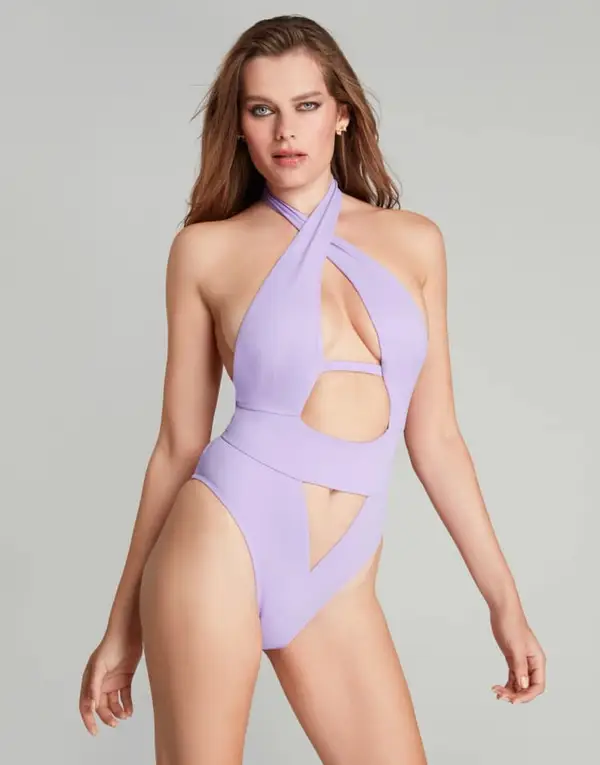 Anja Swimsuit Lilac | Agent Provocateur