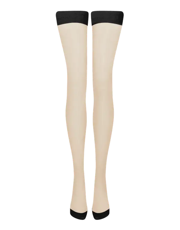 Tanzie Hold Ups Champagne | Agent Provocateur