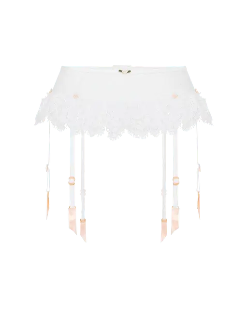 Clarissa Suspender White | Agent Provocateur