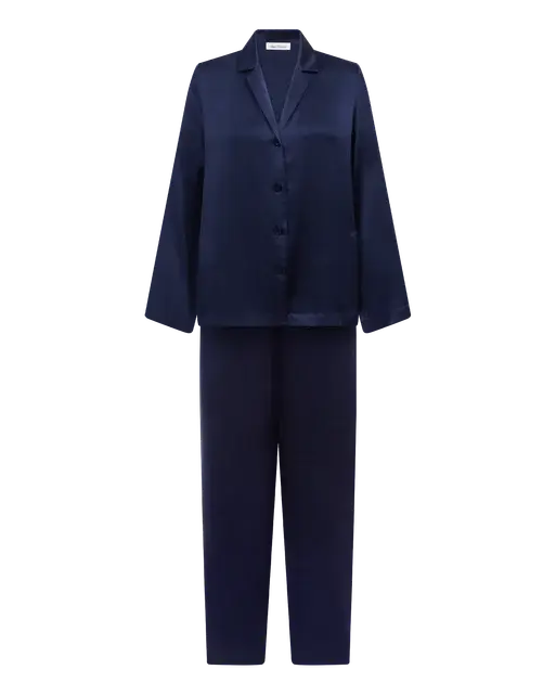 Cecily Pyjama Set Navy/Navy | Agent Provocateur