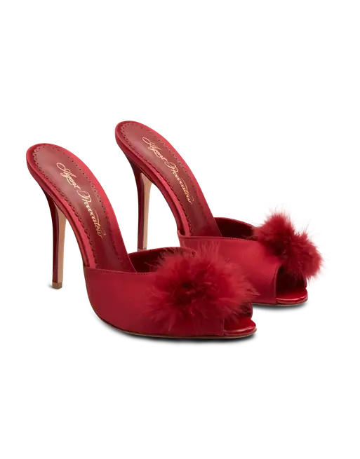 Allegrah Mules Dark Red | Agent Provocateur
