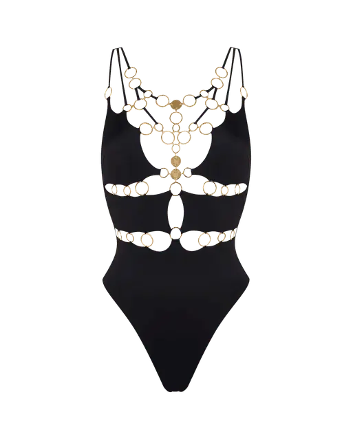 Davine Swimsuit Black | Agent Provocateur