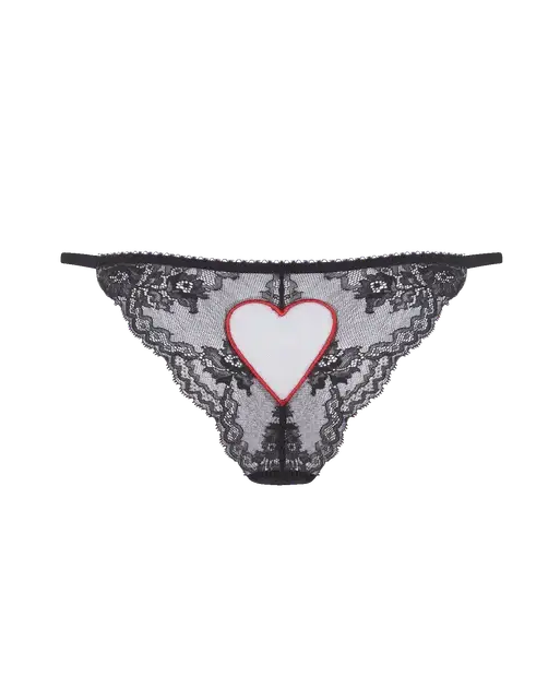 ETTIE LACE FULL BRIEF Black | Agent Provocateur