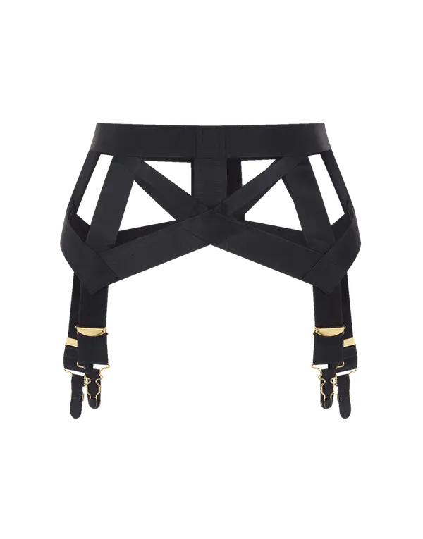 Whitney Suspender Black | Agent Provocateur