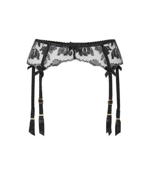 Sparkle Suspender Black | Agent Provocateur