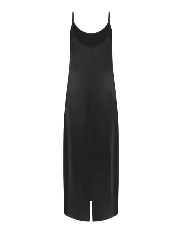 Cecily Long Slip Dress Black | Agent Provocateur