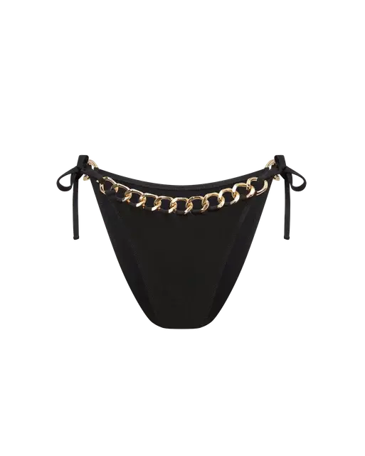 Axl Bikini Bottoms  Black/Gold | Agent Provocateur