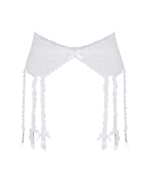 Lottina Suspender White | Agent Provocateur