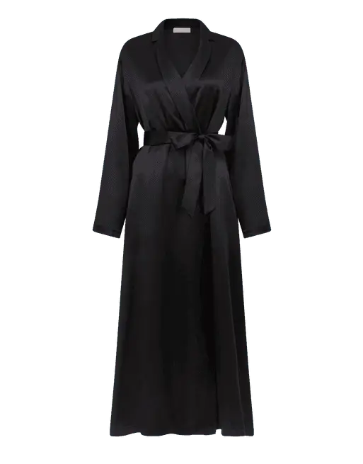 Cecily Long Gown Black | Agent Provocateur