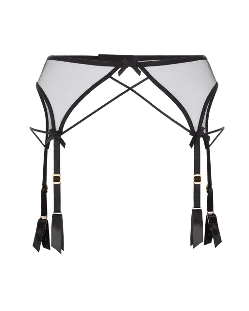 Zella Suspender Black | Agent Provocateur