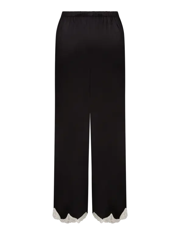 Nelle Pj Trousers Black/Ivory | Agent Provocateur