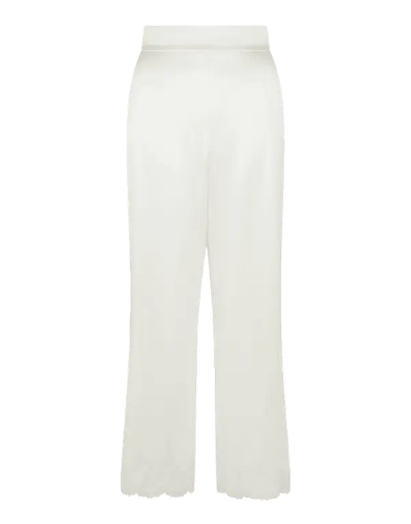Amelea Pyjama Trousers Ivory | Agent Provocateur