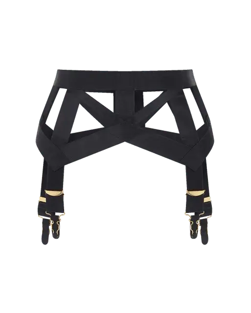 Whitney Suspender Black | Agent Provocateur