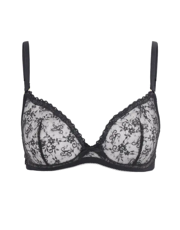 Malorey Full Cup Underwired Bra Black | Agent Provocateur
