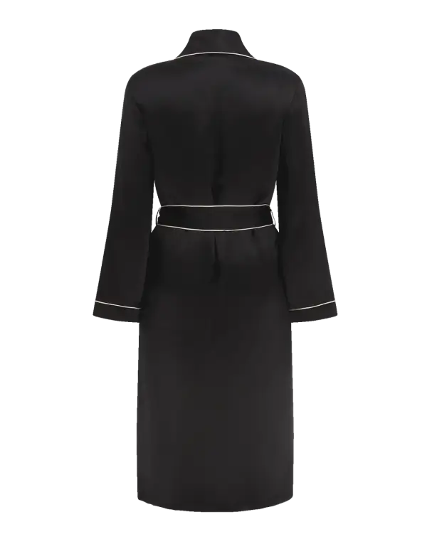 Classic PJ Dressing Gown Black | Agent Provocateur