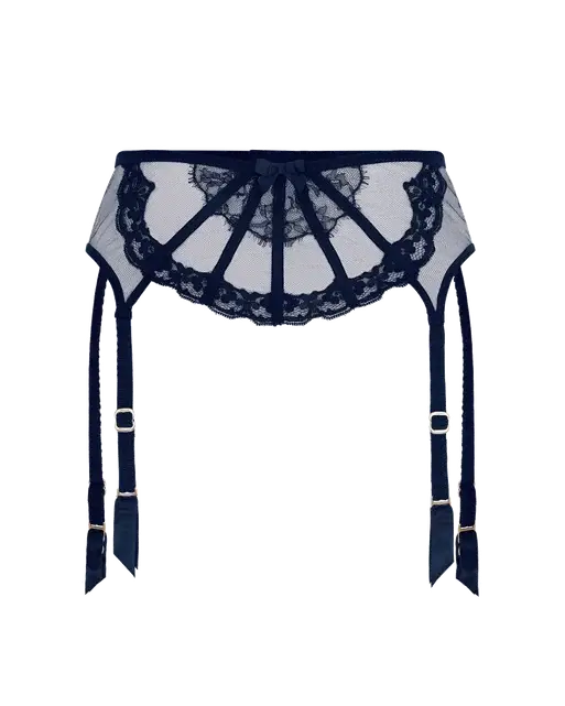 Mariann Suspender Navy/Navy | Agent Provocateur