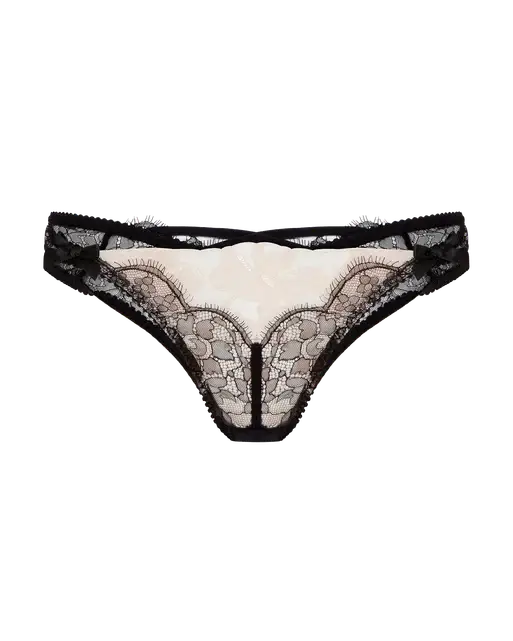 Vitoria Brazilian Brief Black/Blush | Agent Provocateur